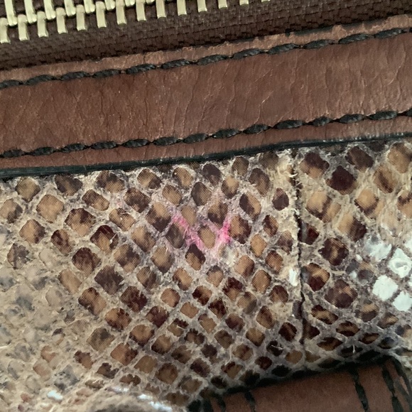 Fossil Snakeskin Look Purse - Picture 8 of 10